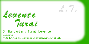 levente turai business card